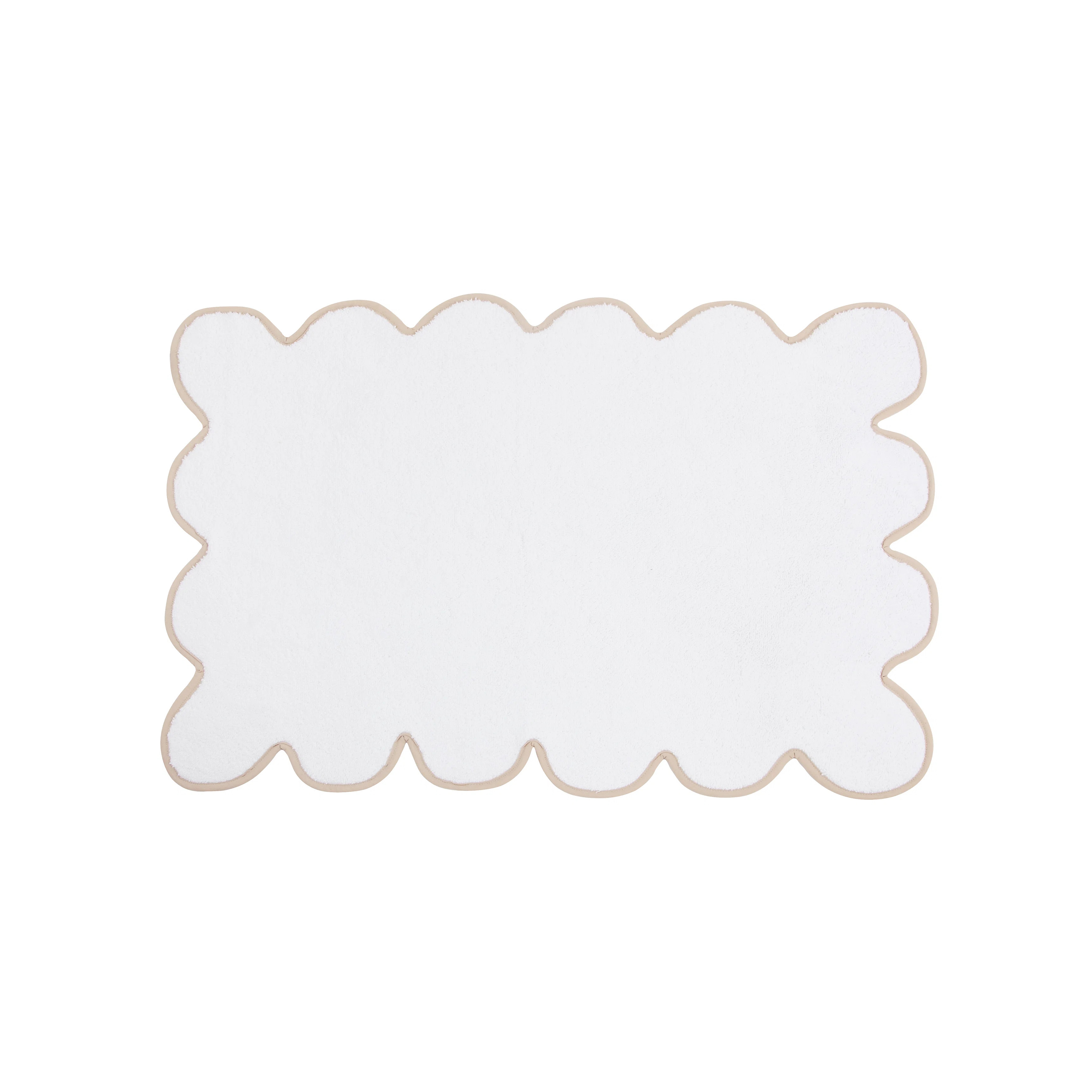 Ebern Designs Charish Scalloped Tubmat | Wayfair | Wayfair North America