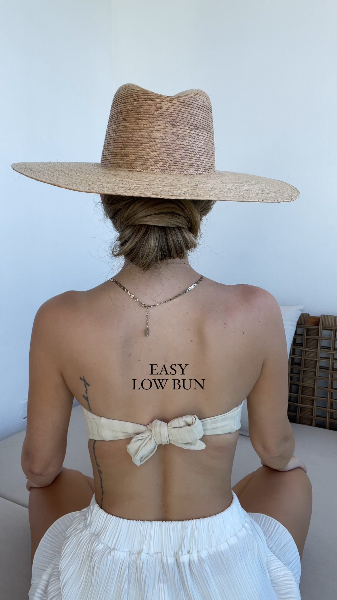 Easy low bun — save this for your next vacay or summer hair inspo 

#LTKBeauty #LTKTravel #LTKSwim