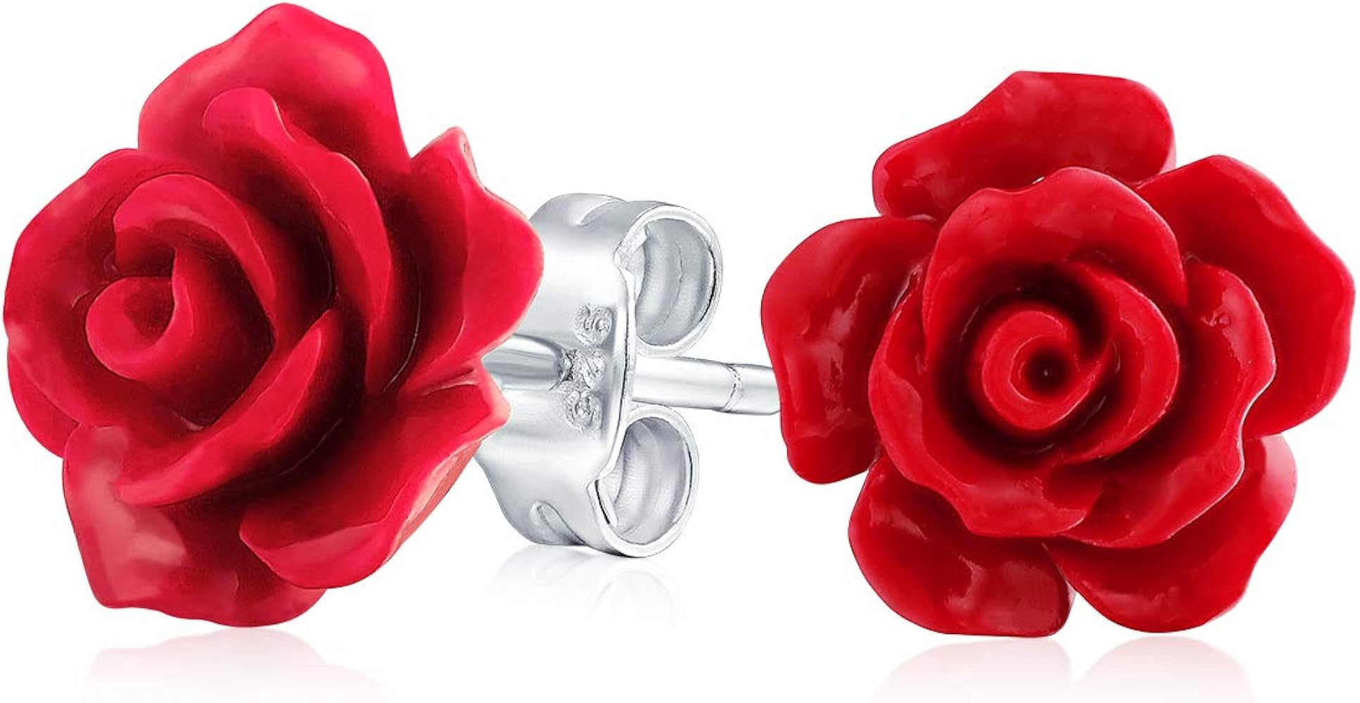 Romantic Delicate Pink Blue Yellow Green Black Purple White Red Floral Blooming 3D Carved 10MM Ro... | Amazon (US)