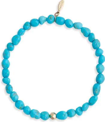 Anzie Boheme Sleeping Beauty Turquoise Beaded Stretch Bracelet | Nordstrom | Nordstrom