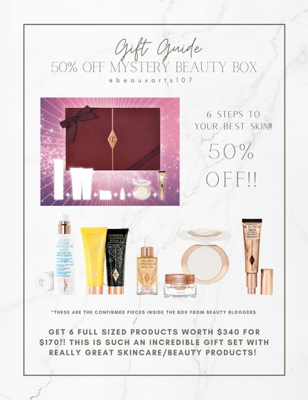 Get this incredible 50% off deal on 6 full sized highly rated beauty/skincare products!! 

#LTKGiftGuide #LTKbeauty #LTKsalealert