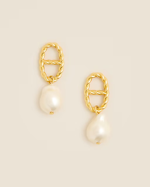 Rope pearl earrings | J. Crew US