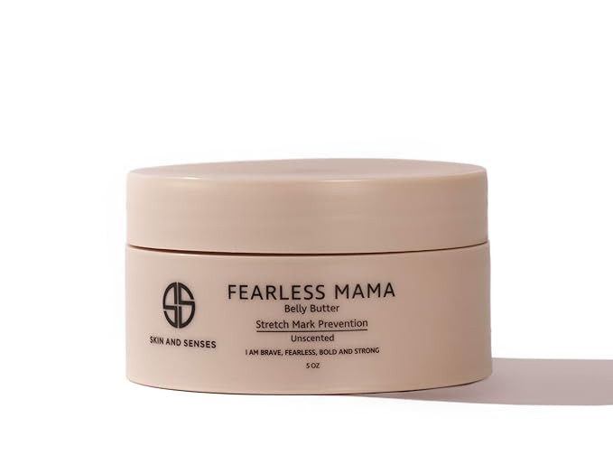 Fearless MaMa Stretch Mark Prevention Belly Butter for Pregnancy - 100% Natural Loaded With Ingre... | Amazon (US)