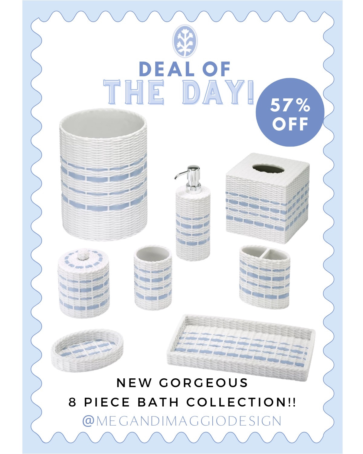 SWIPE THRU -> Save up to 57% OFF these deals for the coastal home!! With new clearance deals, and brand new blue & white bath accessories on sale with code: DORM

#LTKHome #LTKSaleAlert
