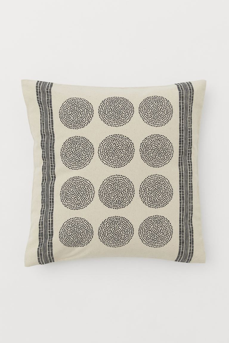 Canvas Cushion Cover | H&M (US + CA)