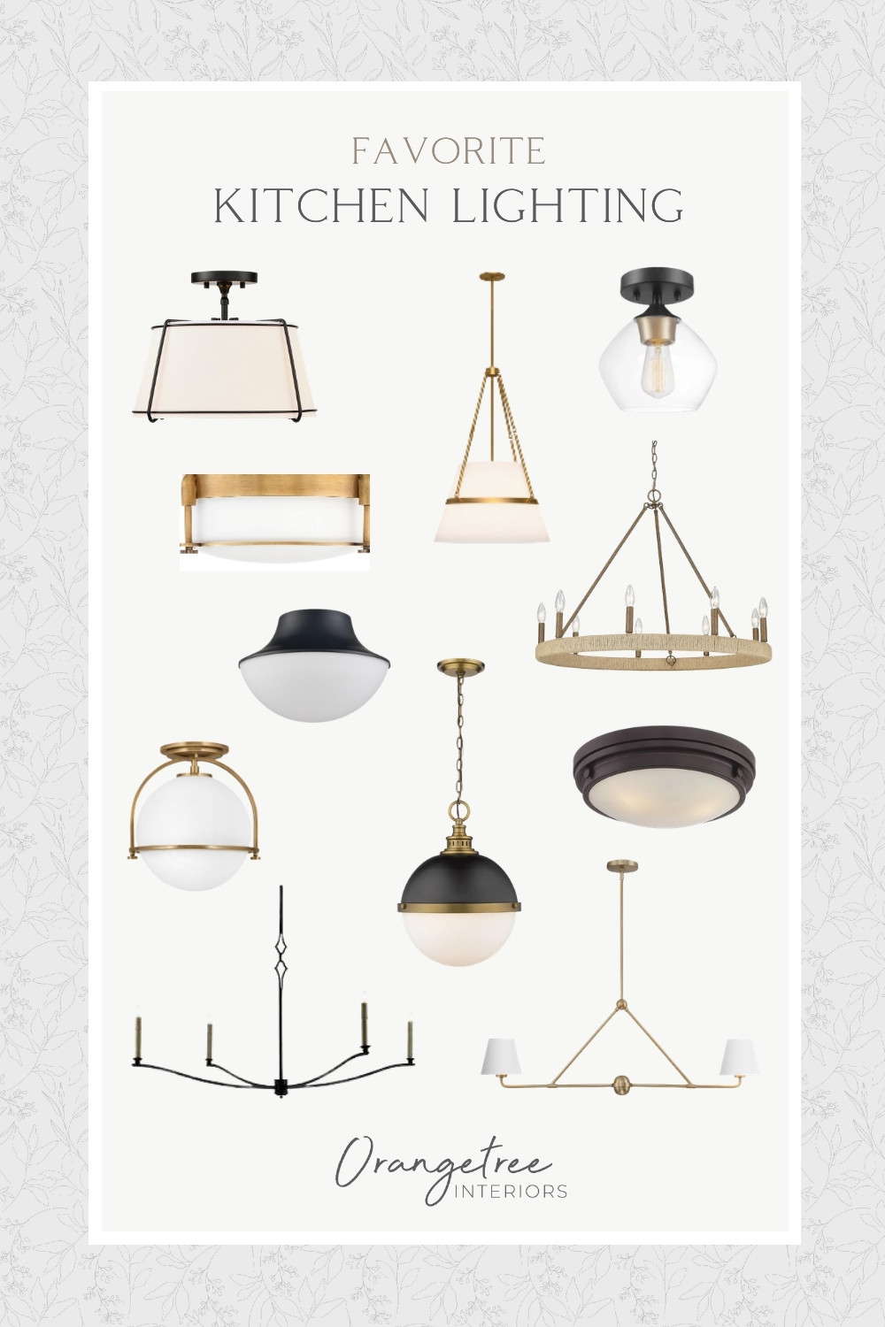 Sharing some of my favorite kitchen lighting.  From flush mounts to pendants to chandeliers, all of these lights work beautifully in a kitchen.  

 #LTKHome