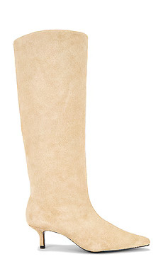 BLACK SUEDE STUDIO Sutton 50 Boot in Tan from Revolve.com | Revolve Clothing (Global)