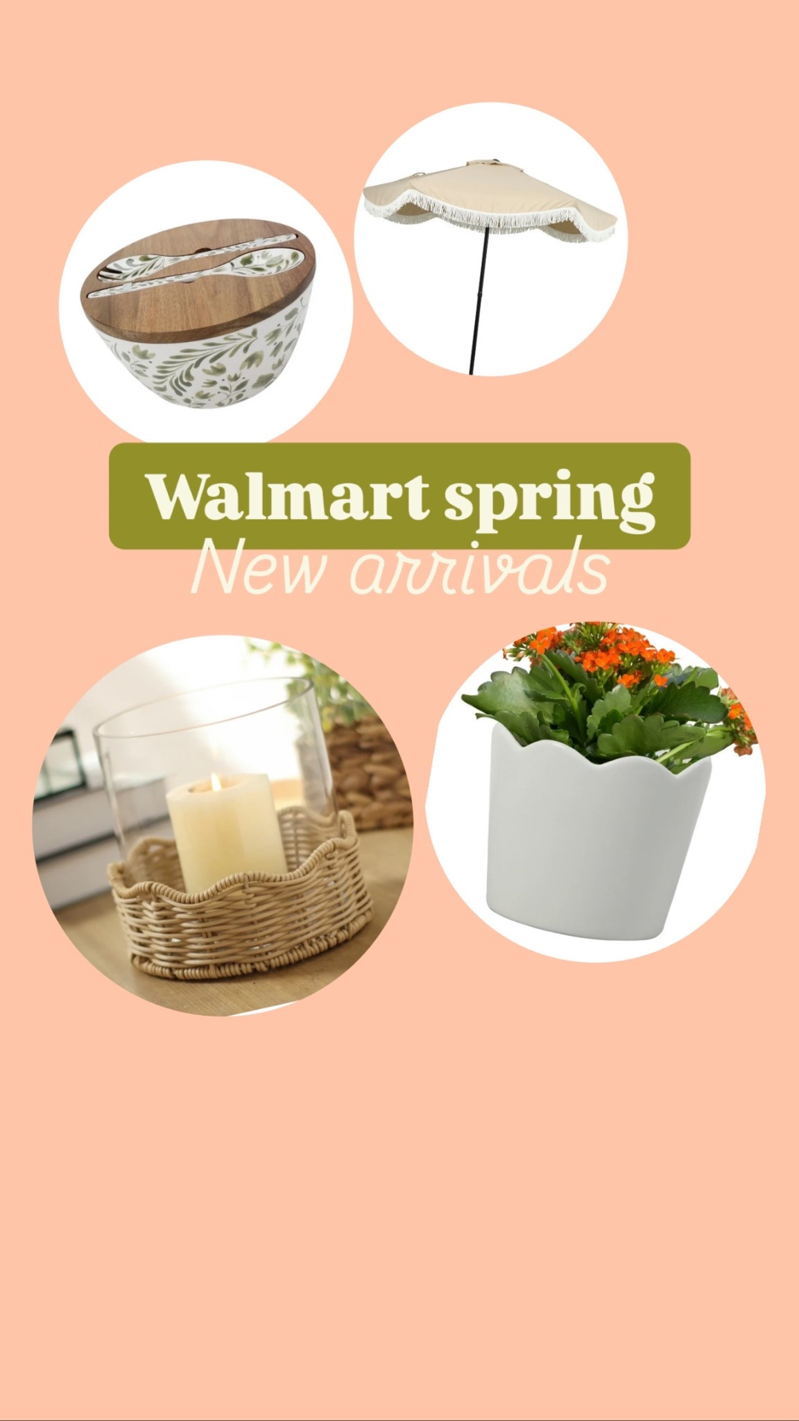 New spring arrivals at Walmart!! I want it all! 

#LTKSaleAlert #LTKHome #LTKSeasonal