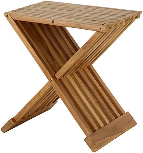 Teak Wook 17” Bath Stool | Amazon (US)