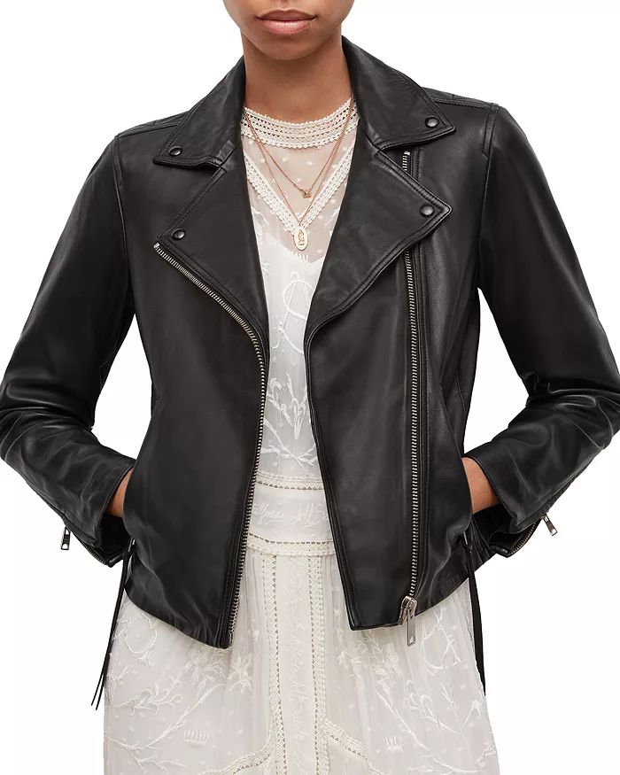 ALLSAINTS Dalby Leather Biker Jacket  Women - Bloomingdale's | Bloomingdale's (US)