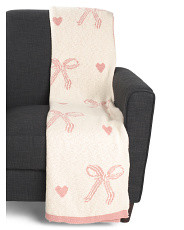 Bow And Heart Trellis Throw | Home | Marshalls | Marshalls
