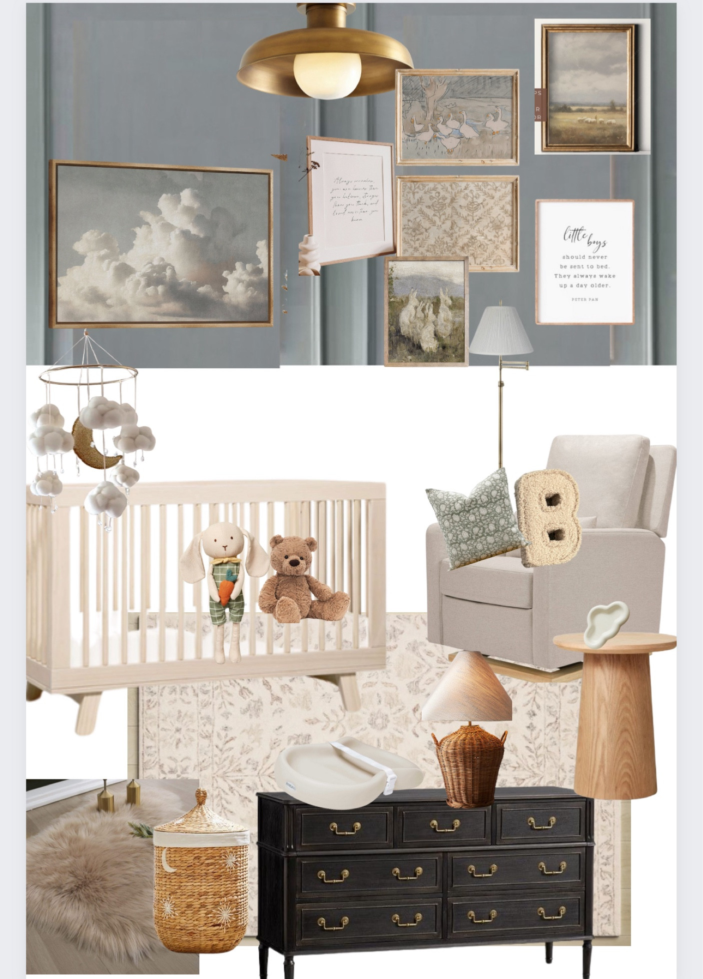 Beckham’s Nursery room inspo I used to create my perfect nursery 🤍

#LTKBaby #LTKBump