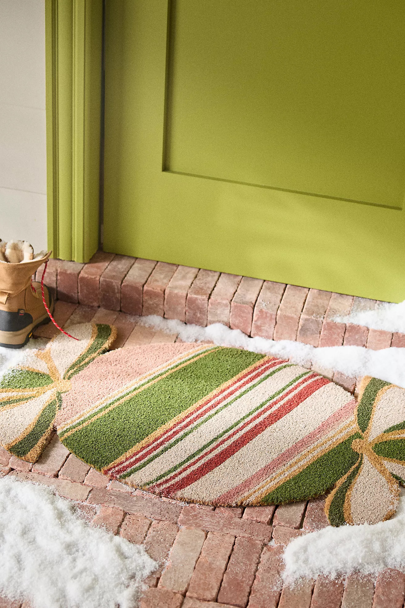 Candy-Shaped Coir Printed Doormat | Anthropologie (US)