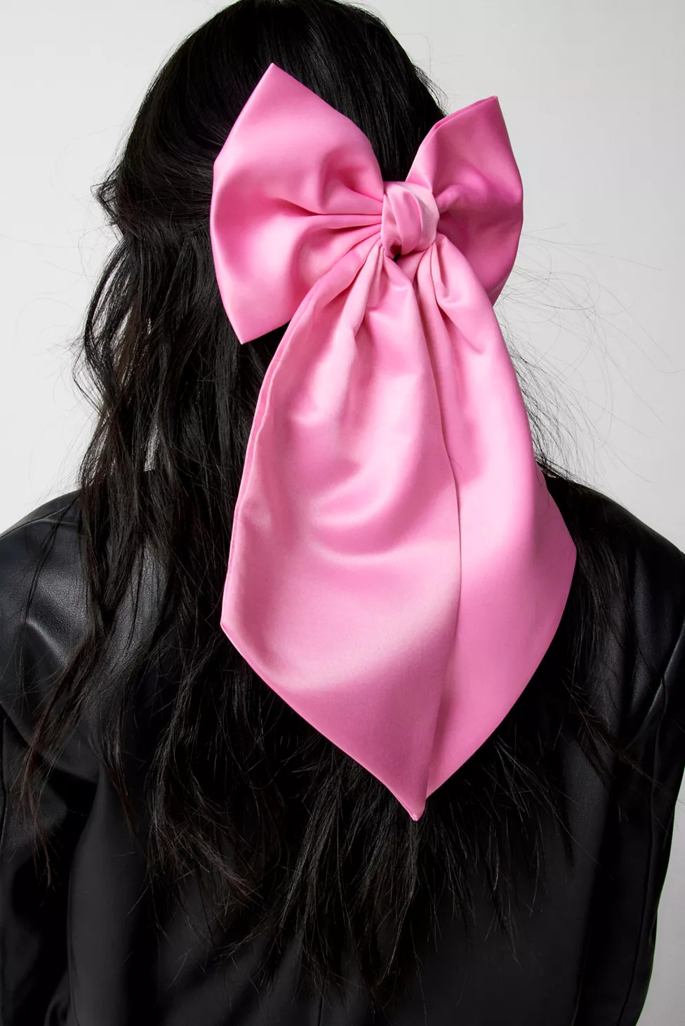 Jumbo Satin Hair Bow Barrette | Urban Outfitters (US and RoW)
