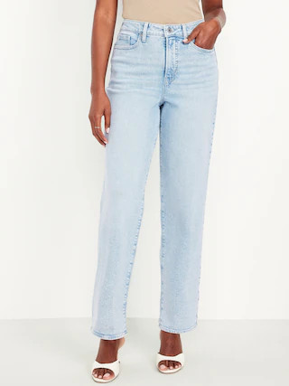 Curvy High-Waisted OG Loose Jeans | Old Navy (US)