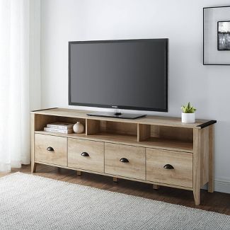 4 Drawer Farmhouse TV Stand for TVs up to 80" - Saracina Home | Target