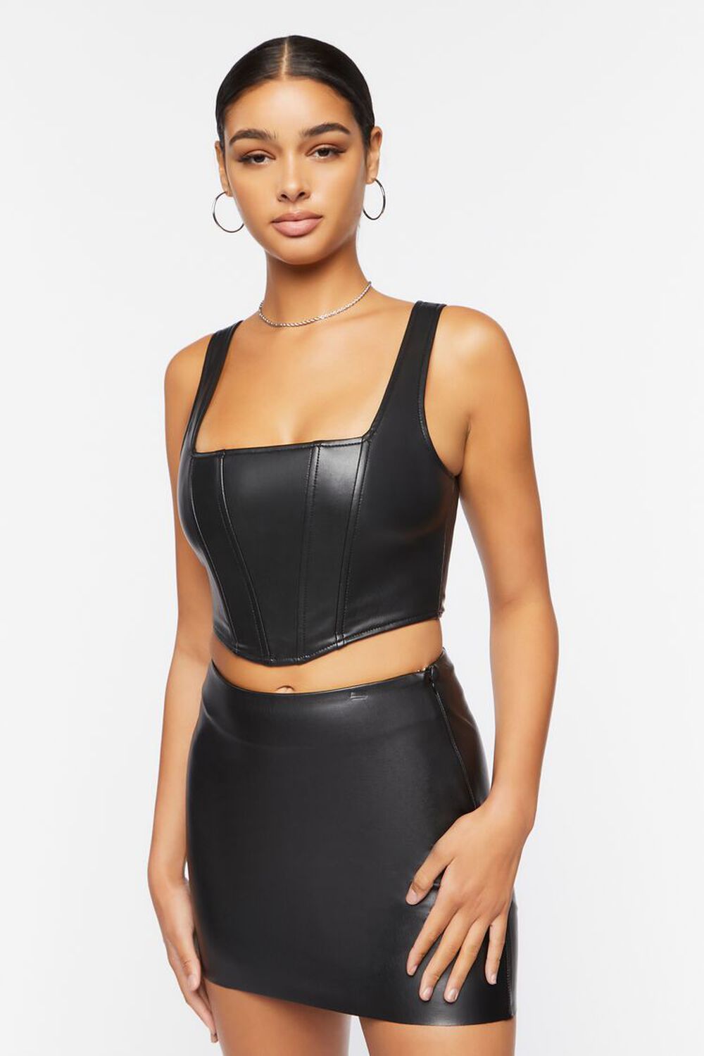 Faux Leather Mini Skirt | Forever 21 (US)