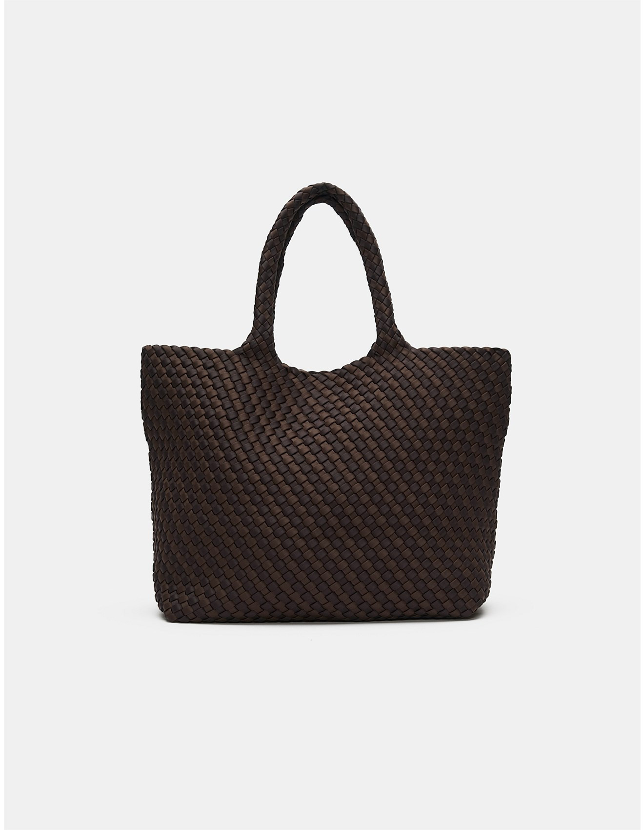 WOVEN TEXTURED EAST WEST TOTE | David Jones (Australia & New Zealand)
