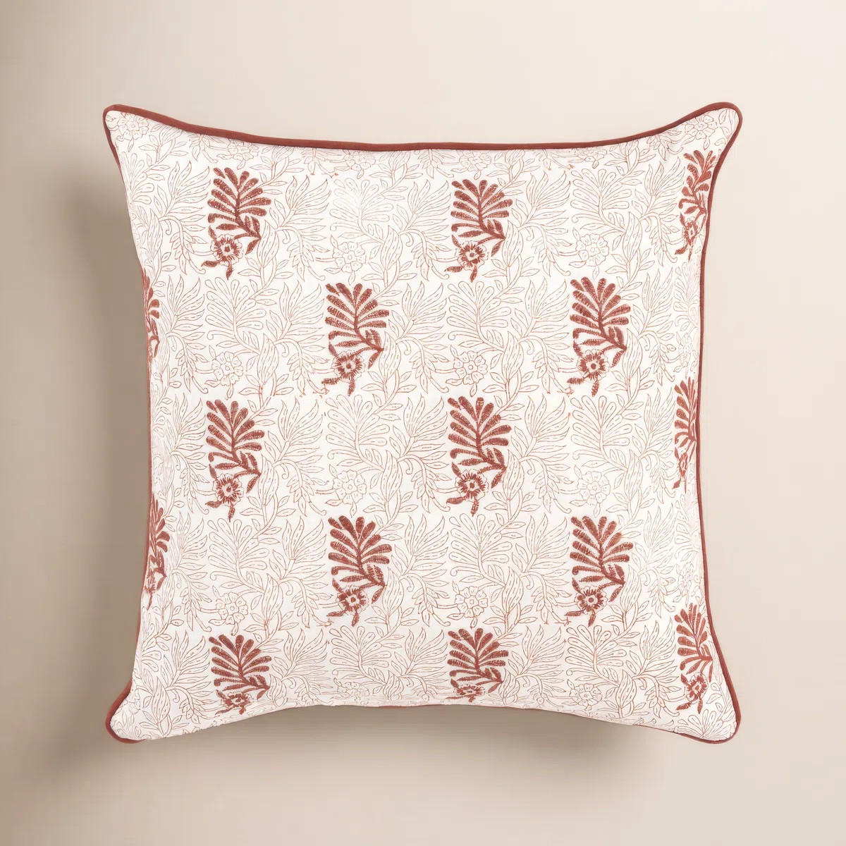 Betania Cotton Floral Square Throw Pillow | Wayfair North America
