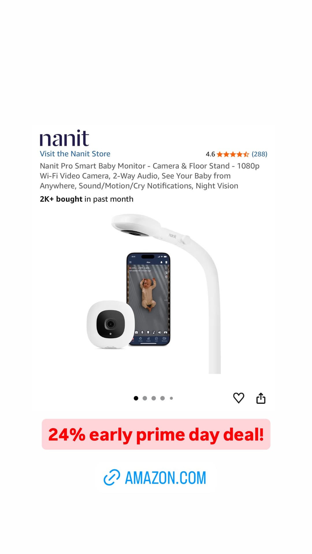 24% early prime day deal! 

 #LTKHome #LTKBaby