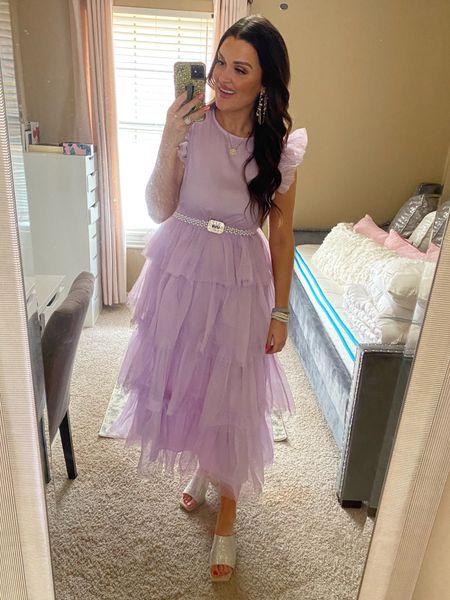 SHEIN lavender tulle dress
Easter dress
Jeffrey Campbell sparkle heels 

#LTKunder100 #LTKstyletip #LTKSeasonal