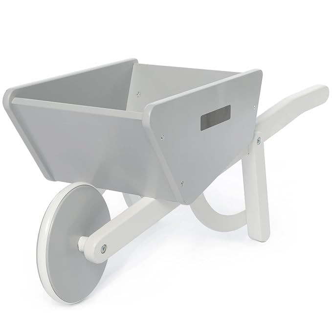 Kids Wheelbarrow, Kids Garden Baby Walker Trolley Outdoor Indoor Wooden Toy Wheelbarrow for Kids | Amazon (US)