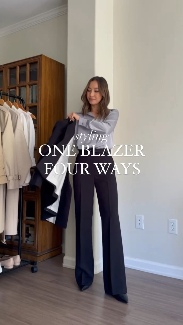 Styling one blazer 4 ways 
