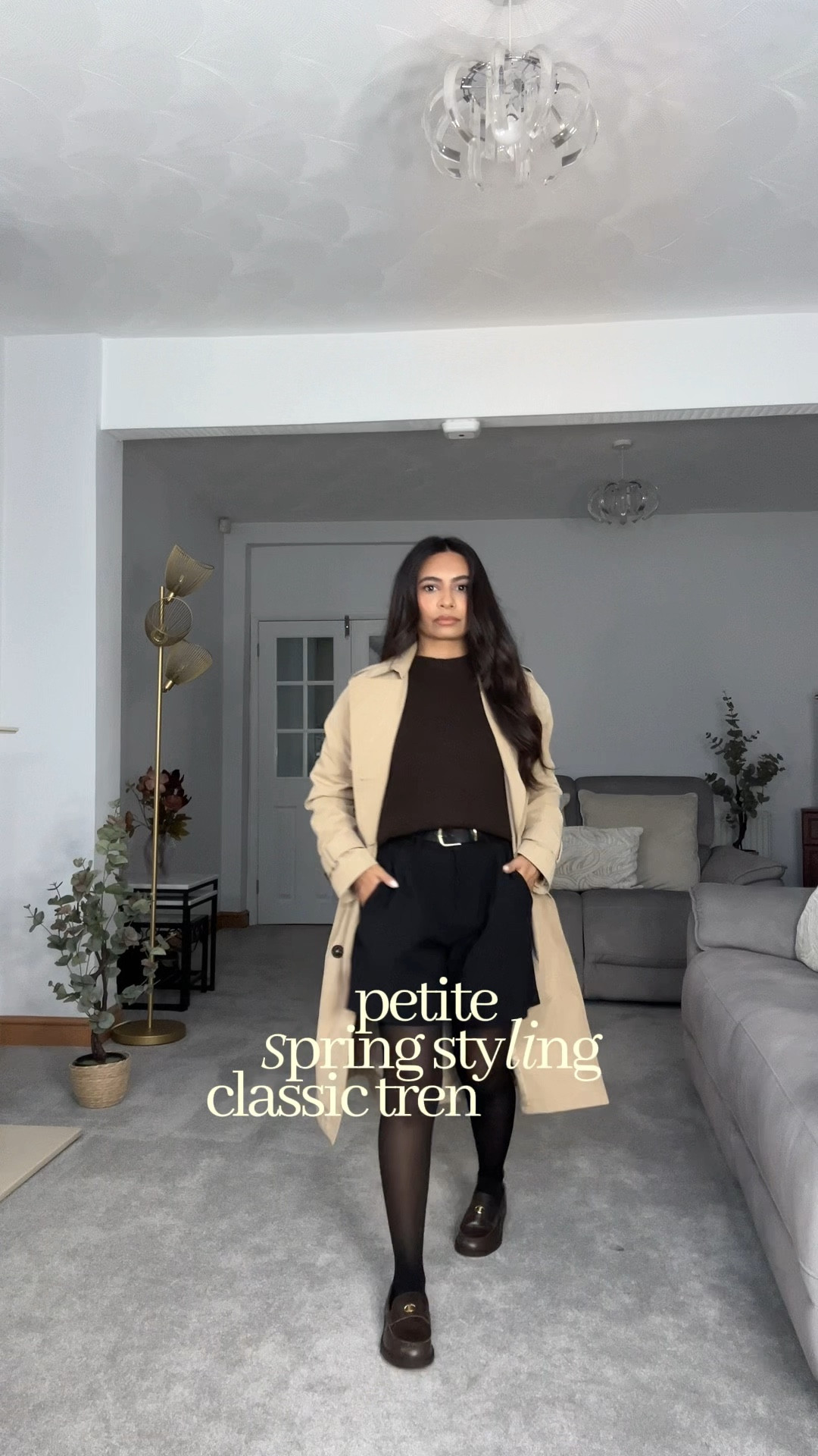 A classic trench coat will always elevate the simplest outfit. 🤍

#LTKootd #LTKspringtrends #LTKPetite