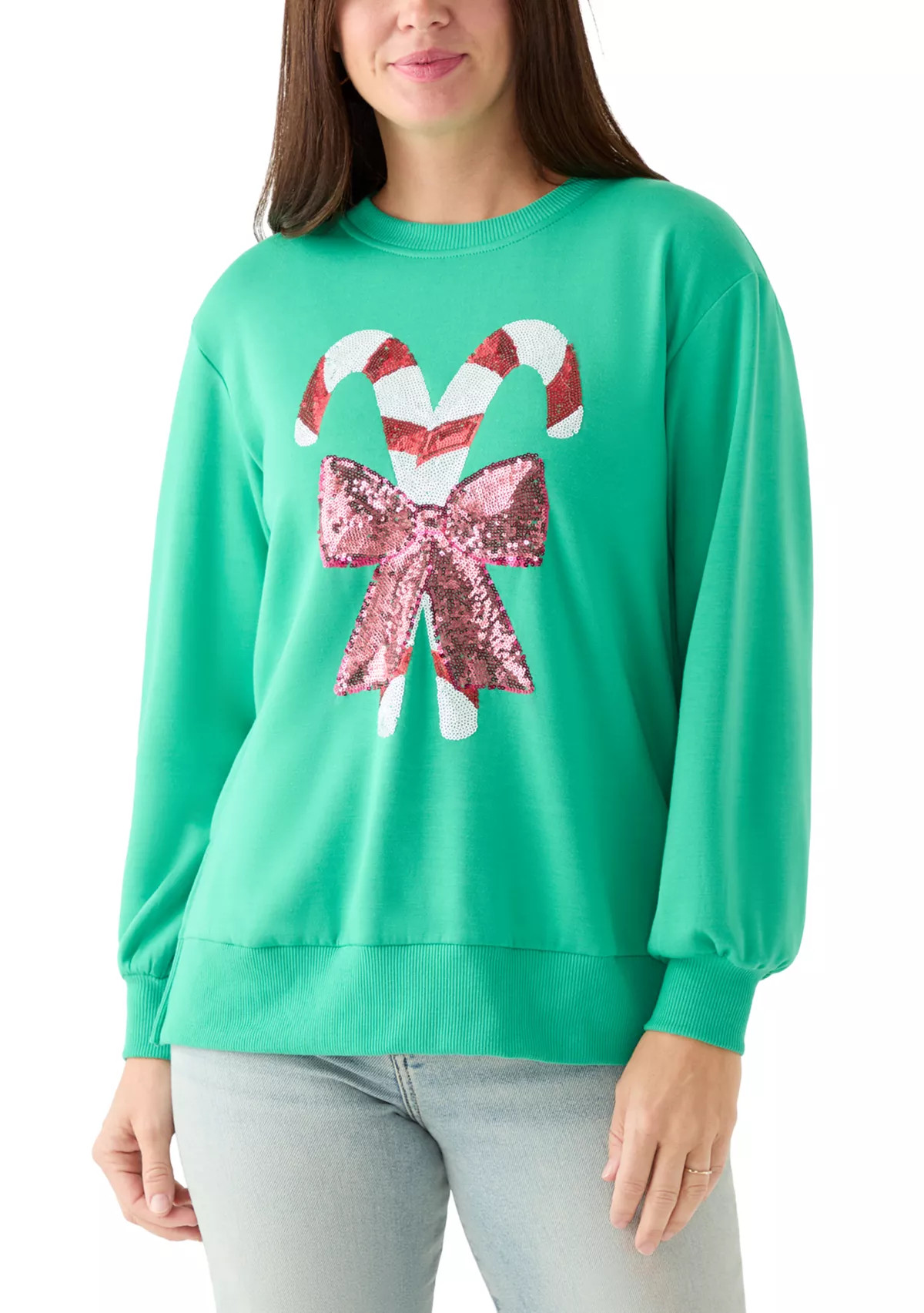 Women's Candy Cane Lane Sweatshirt | Belk