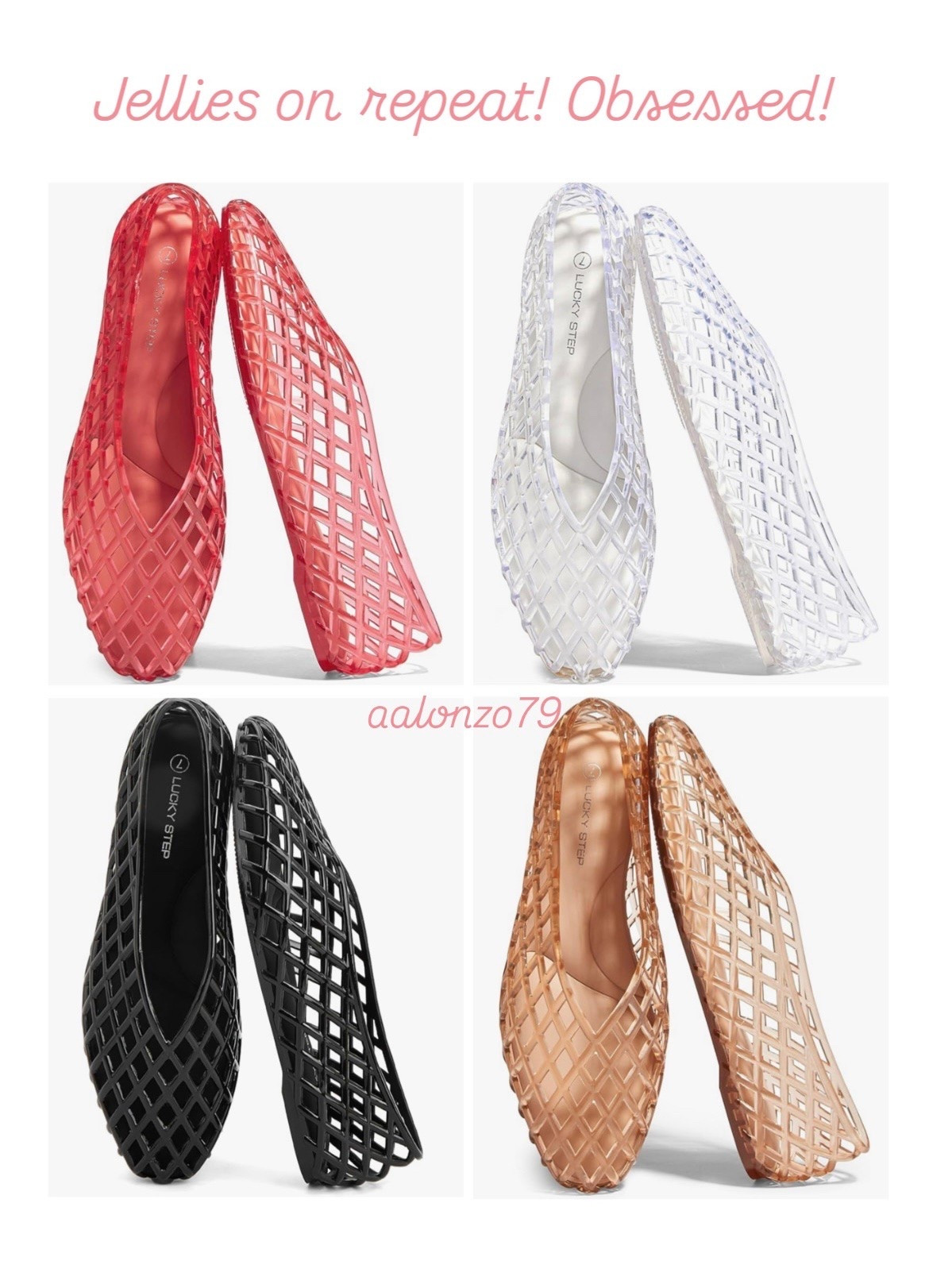 I have been wearing these jelly flats non stop to work! I am obsessed with jellies right now.! Super cute 😍