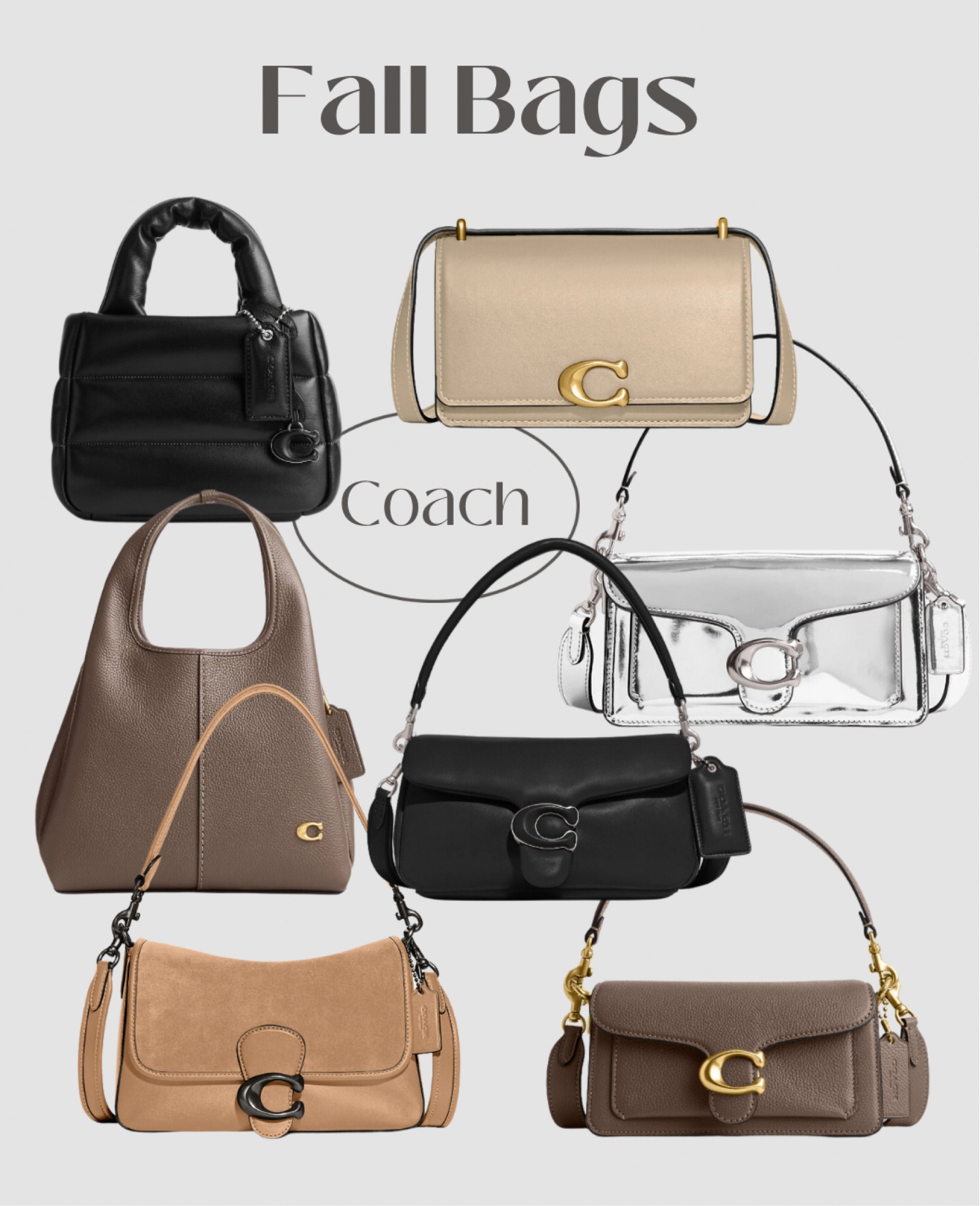 Been looking to add a new Coach bag to my collection and these were some of my favorites! Coach is so perfect for fall vibes 👜🤍🍂 

#LTKstyletip #LTKGiftGuide #LTKSeasonal