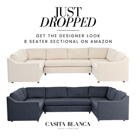 Just dropped! Get the designer look with this 8 seater sectional from Amazon! There are only a few left!

Amazon, Rug, Home, Console, Amazon Home, Amazon Find, Look for Less, Living Room, Bedroom, Dining, Kitchen, Modern, Restoration Hardware, Arhaus, Pottery Barn, Target, Style, Home Decor, Summer, Fall, New Arrivals, CB2, Anthropologie, Urban Outfitters, Inspo, Inspired, West Elm, Console, Coffee Table, Chair, Pendant, Light, Light fixture, Chandelier, Outdoor, Patio, Porch, Designer, Lookalike, Art, Rattan, Cane, Woven, Mirror, Luxury, Faux Plant, Tree, Frame, Nightstand, Throw, Shelving, Cabinet, End, Ottoman, Table, Moss, Bowl, Candle, Curtains, Drapes, Window, King, Queen, Dining Table, Barstools, Counter Stools, Charcuterie Board, Serving, Rustic, Bedding, Hosting, Vanity, Powder Bath, Lamp, Set, Bench, Ottoman, Faucet, Sofa, Sectional, Crate and Barrel, Neutral, Monochrome, Abstract, Print, Marble, Burl, Oak, Brass, Linen, Upholstered, Slipcover, Olive, Sale, Fluted, Velvet, Credenza, Sideboard, Buffet, Budget Friendly, Affordable, Texture, Vase, Boucle, Stool, Office, Canopy, Frame, Minimalist, MCM, Bedding, Duvet, Looks for Less

#LTKSeasonal #LTKstyletip #LTKhome