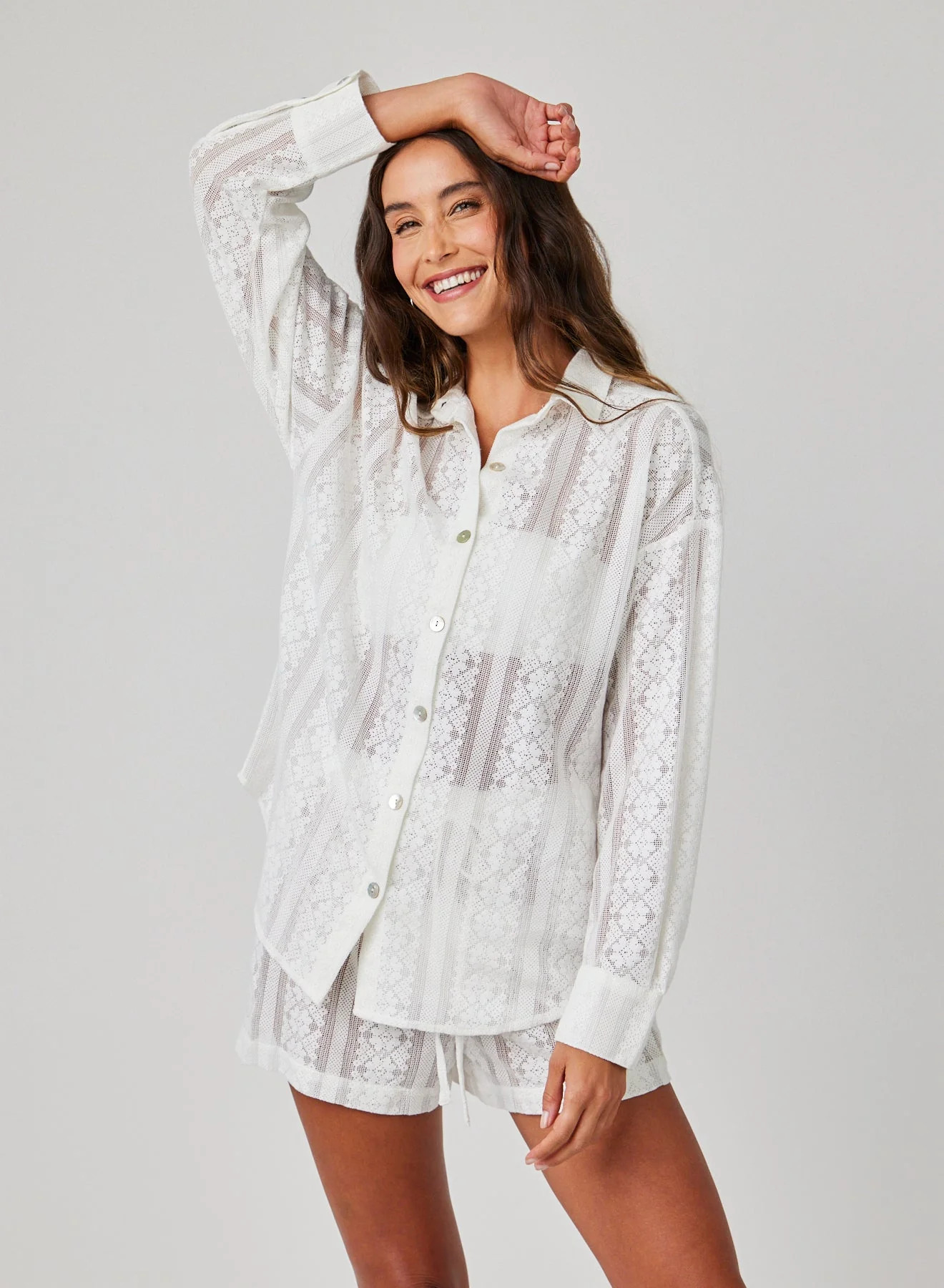 Oversize Clean Shirt - Off White | Bella Dahl
