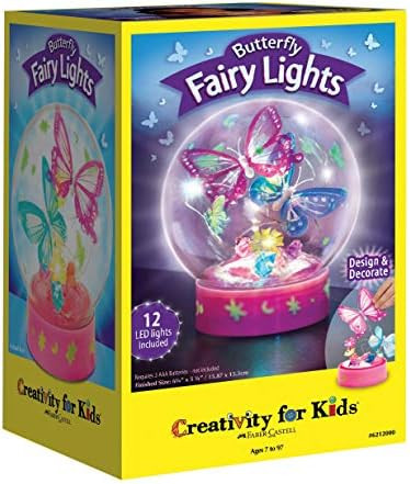 Creativity for Kids Butterfly Fairy Lights Craft Kit - Makes 1 Butterfly Night Light for Kids | Amazon (US)