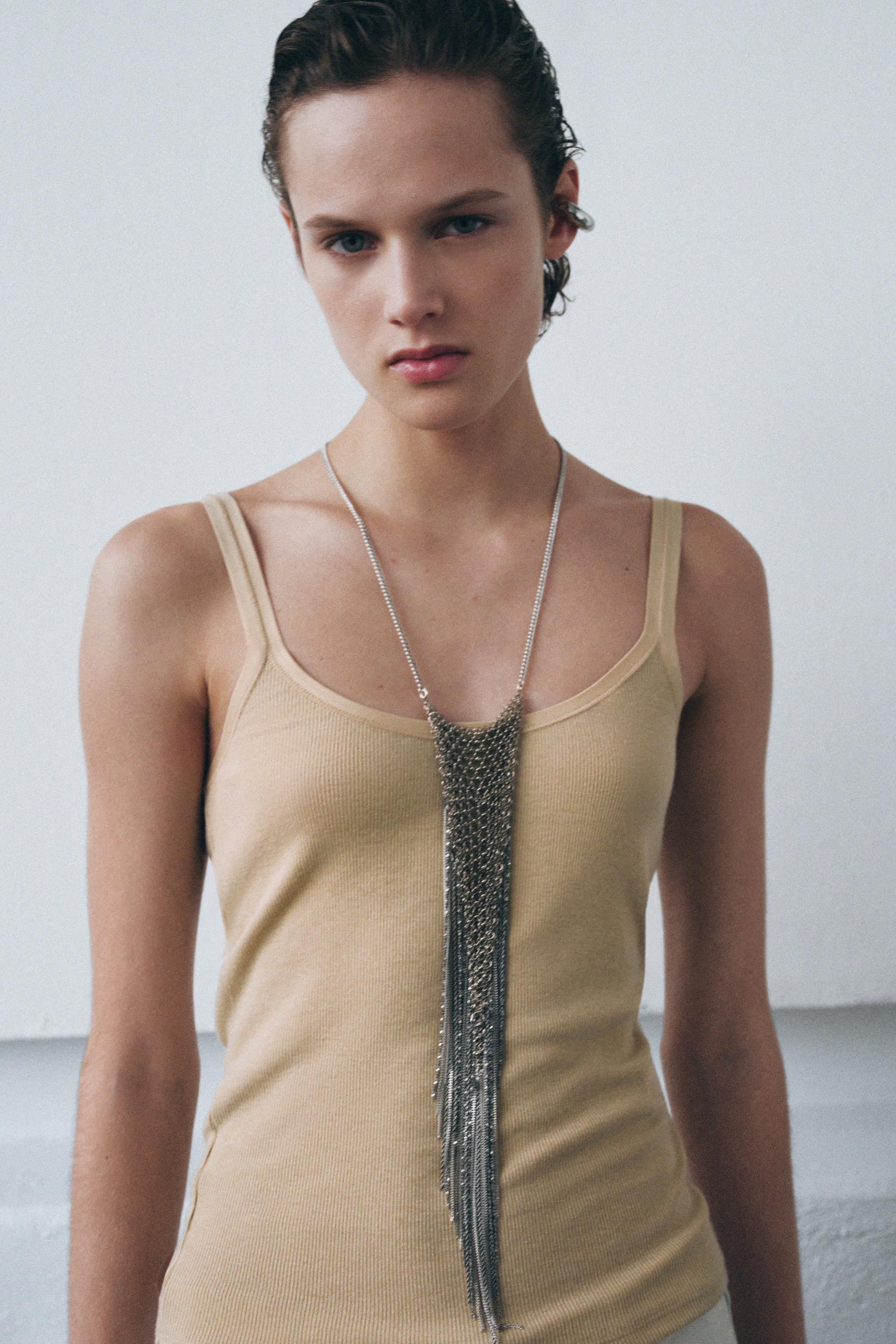 RIBBED VEST TOP | Zara UK