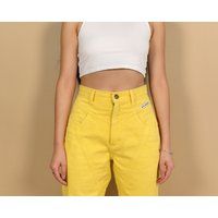 Rocky Mountain Size 25 Yellow Vintage Denim Jeans | Etsy (US)