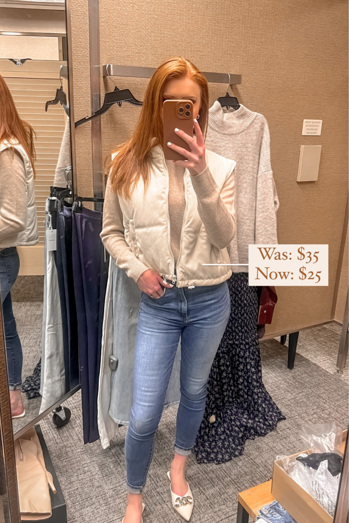 My vests is TTS and my shoes I sized up 1/2 size! All apart of the Nordstrom anniversary sale 

#LTKFind #LTKxNSale #LTKsalealert