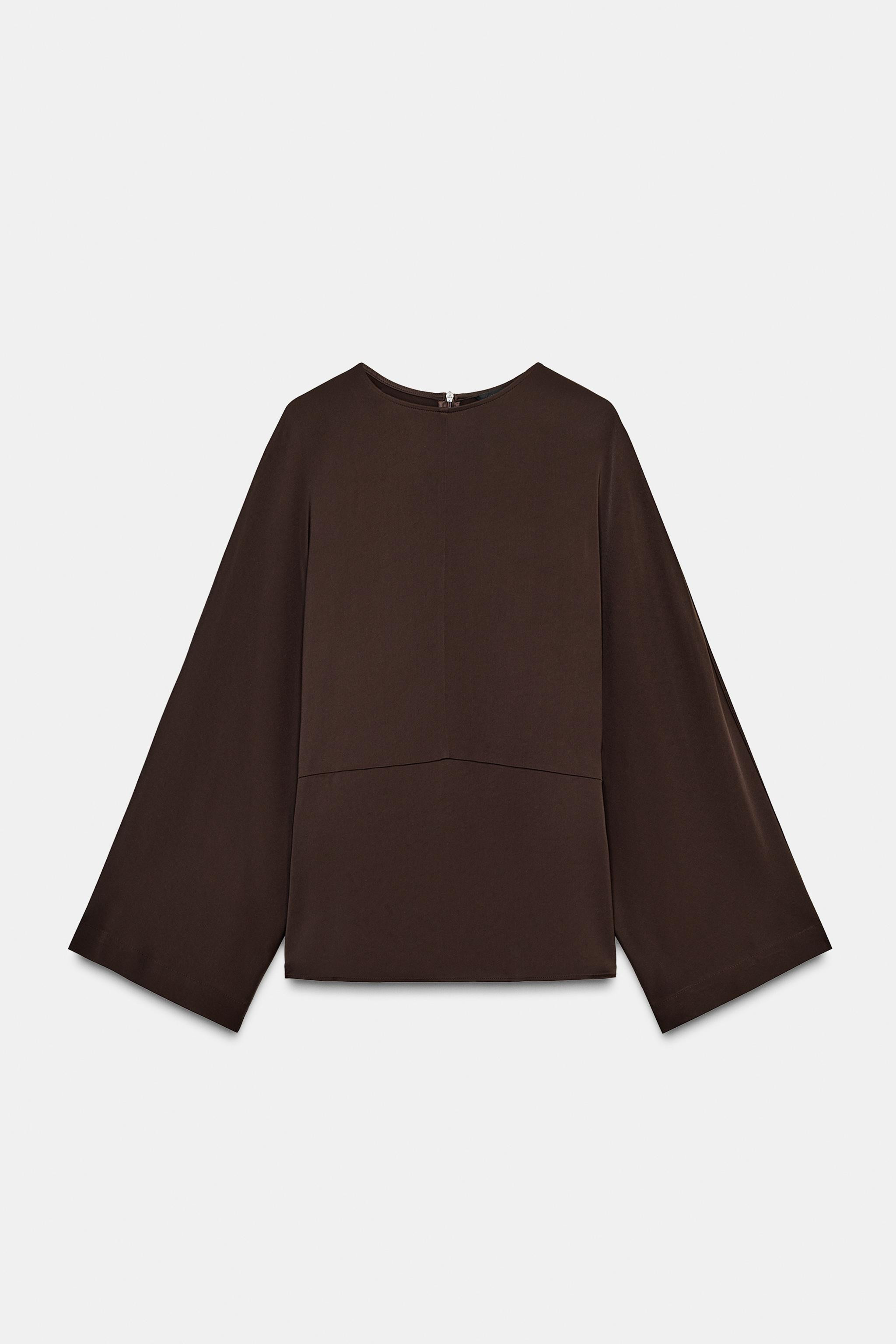 ZW COLLECTION FLOWING BLOUSE | Zara UK