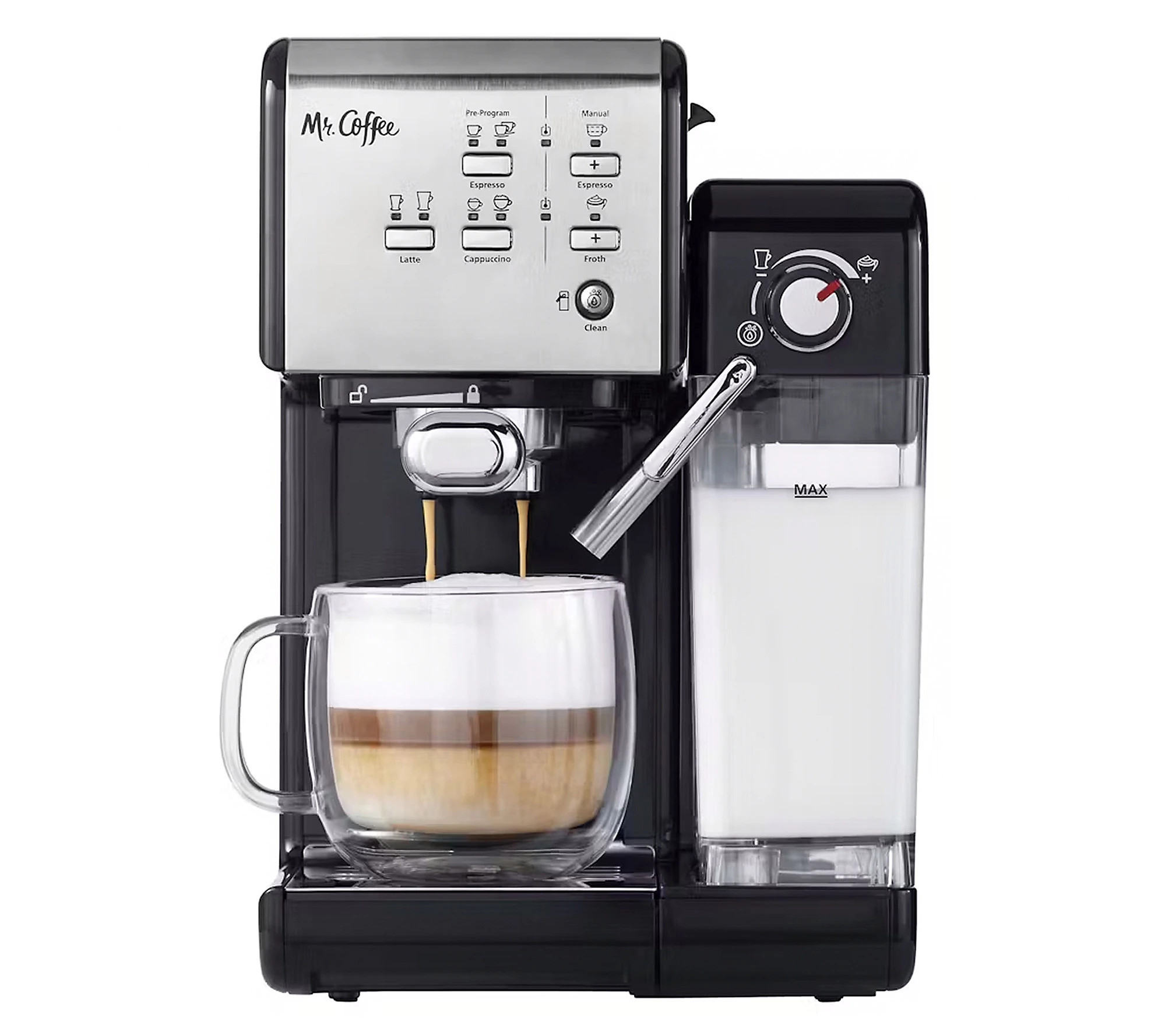 Mr. Coffee OneTouch CoffeeHouse Espresso & Capp uccino Maker | QVC