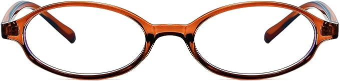 Retro Small Oval Glasses for Women Men 90s Small Face Blue Light Eyeglasses Cosplay Y2K Fake Glas... | Amazon (US)