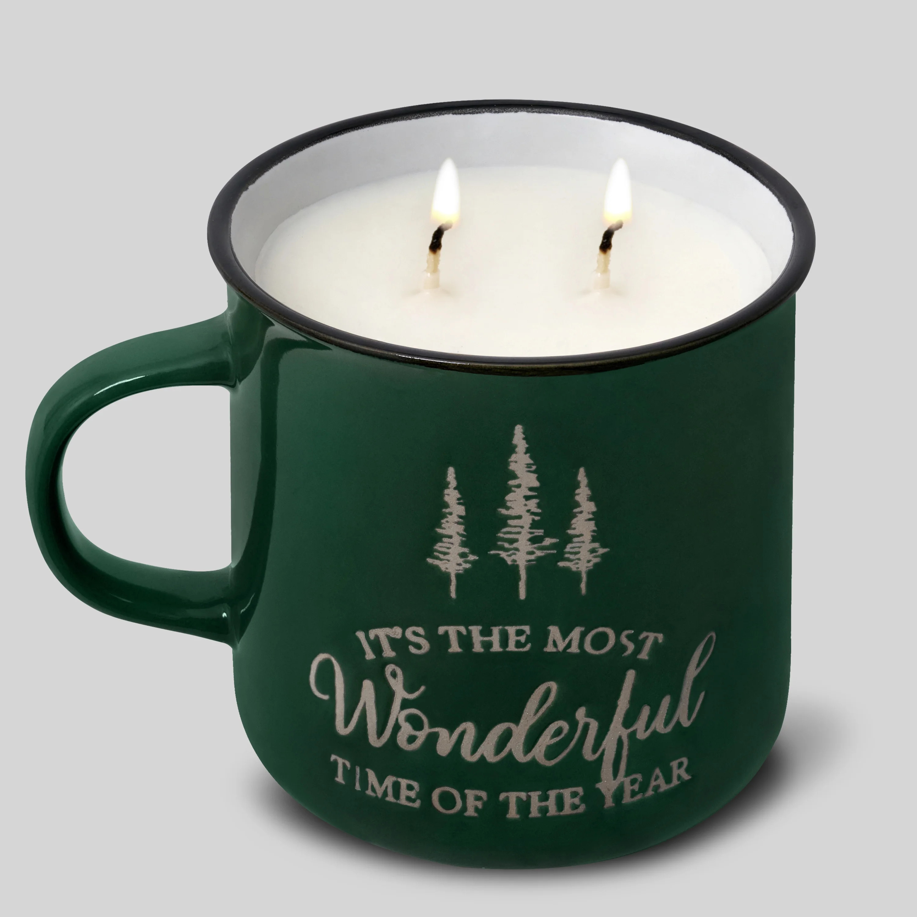 Mainstay 13oz Wonderful Time Mug Candle Evergreen Mountain Scent | Walmart (US)