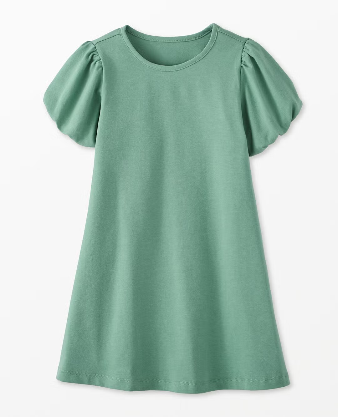 Bubble Sleeve Swing Dress with Pockets | Hanna Andersson