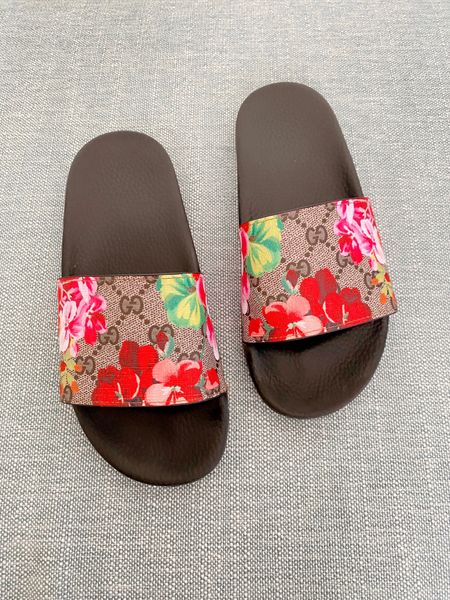 Gucci Slides 💗 I’m a size 7.5 and have the size 7(37) but would prefer the size 8(38) 

Gucci, pool slides, designer sandals, best seller, casual styles 

#LTKshoecrush #LTKstyletip #LTKunder100