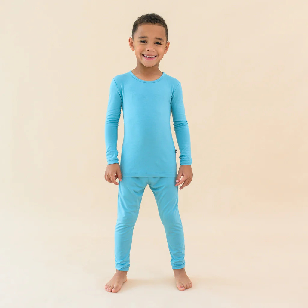 Long Sleeve Pajamas in Makai | Kyte BABY
