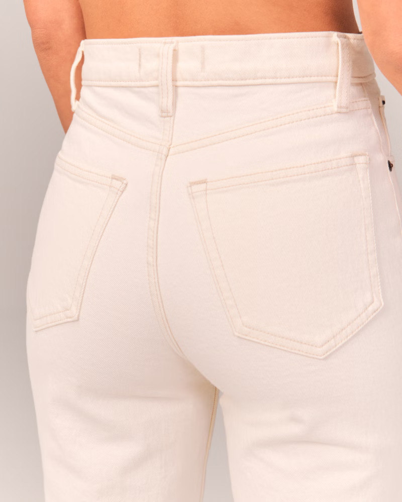Women's Ultra High Rise 90s Straight Jeans | Women's Bottoms | Abercrombie.com | Abercrombie & Fitch (US)