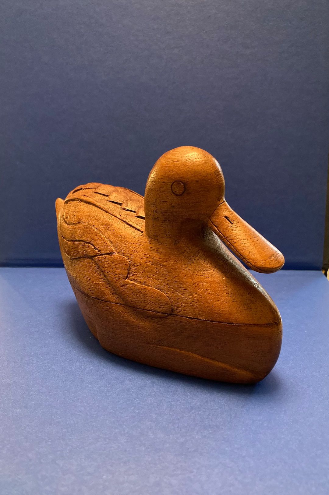 Vintage Carved Wooden Duck Box | Etsy (US)