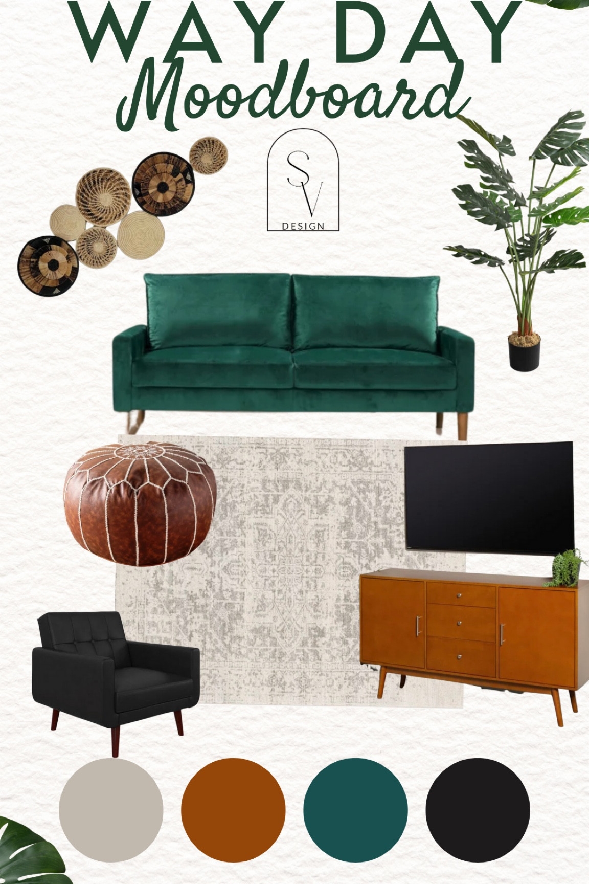 Way Day is coming! These emerald green sofa is 🤌 Perfect boho look for all my plant lovers. 

#boholivingroom #livingroommakeover #midmodboho

#LTKstyletip #LTKsalealert #LTKhome