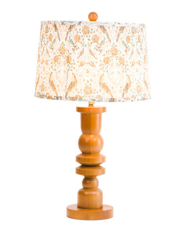 26in Wooden Oslo Seasons By May Table Lamp | TJ Maxx
