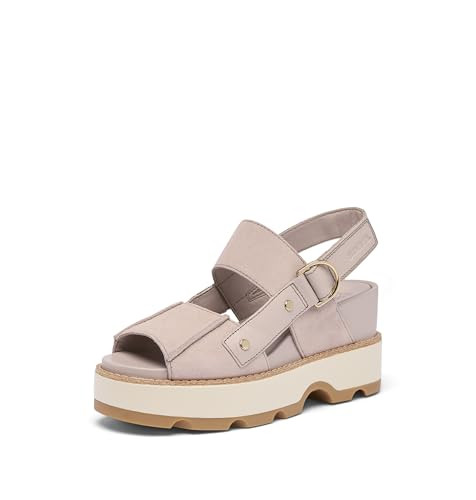 Sorel Women's Joanie IV Sandal Wedge, Crushed Clay/Gum, 11 | Amazon (US)