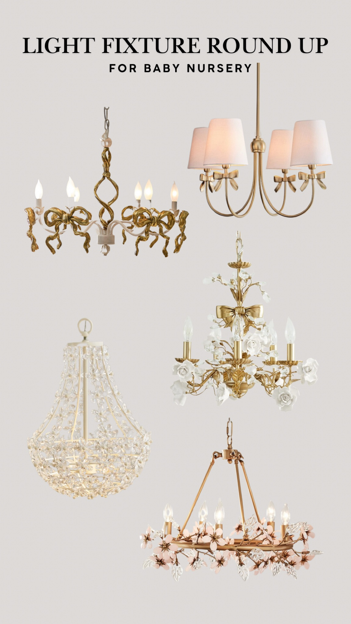 Baby Girl Nursery Chandeliers

#LTKHome #LTKKids #LTKBaby